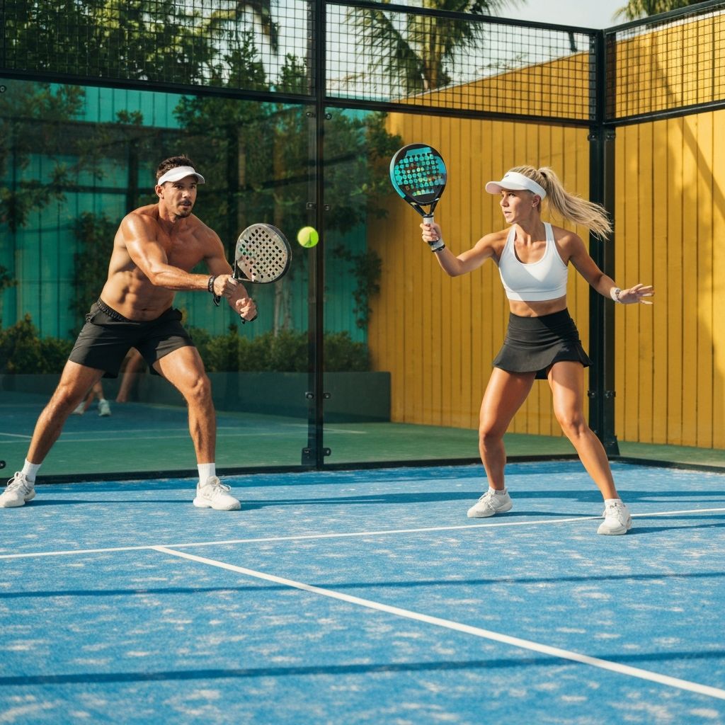 Padel court background